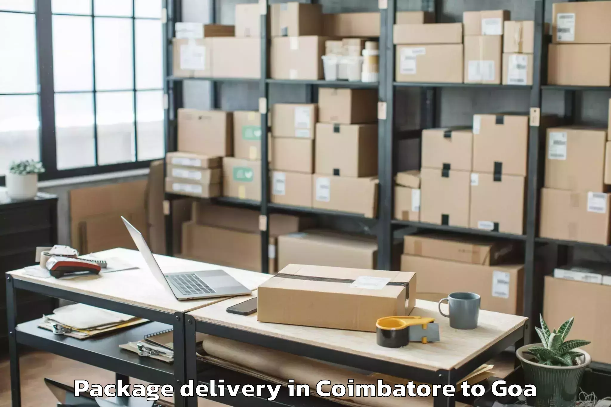 Expert Coimbatore to Saligao Package Delivery